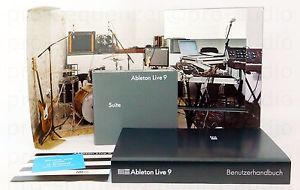 Ableton Live 9 Suite DAW Full Lizenz  Max for Live + 39 Packs Box OVP & Garantie