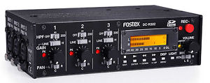 Fostex DC-R302 Professional 3 Channel Portable Audio Mixer Recorder Brand New!!