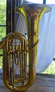 1/2 SIZE TUBA CARAVELLE - "MIRAPHONE" UPRIGHT BELL! $550