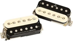 NEW Seymour Duncan Zephyr Silver Humbucker PICKUP SET for Electric Guitar Zebra