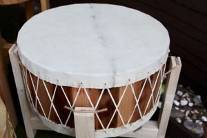 23" Pow Wow Drum. Cow Rawhide Drum.Gathering Drum.Native American Inspired Drum