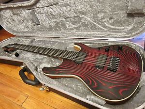 Mayones Setius AK1B Acle Kahney 2017 Gothic Black Pored Red 7 String