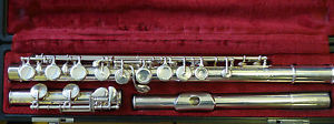 Collectible Antique 1920'S Depose Selmer Paris France silver flute
