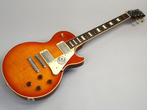 HISTORY SH-LSV/FM Heritage Wood Les Paul Type E-Guitar Free Shipping CFS