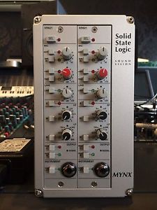SSL Solid State Logic 2x XR621 Pre Amps and MYNX Rack