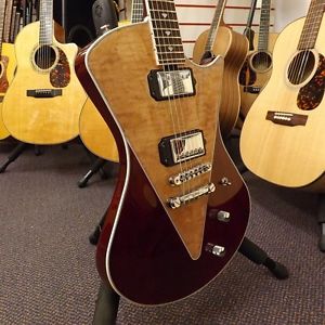 Music Man Armada - Natural Quilt & Transparent Red