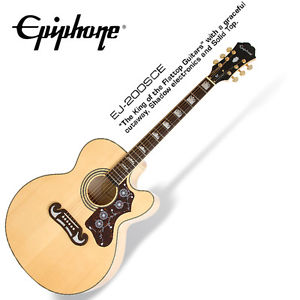 Epiphone EJ-200SCE Acoustic Natural (NA) EEJ2NAGH1
