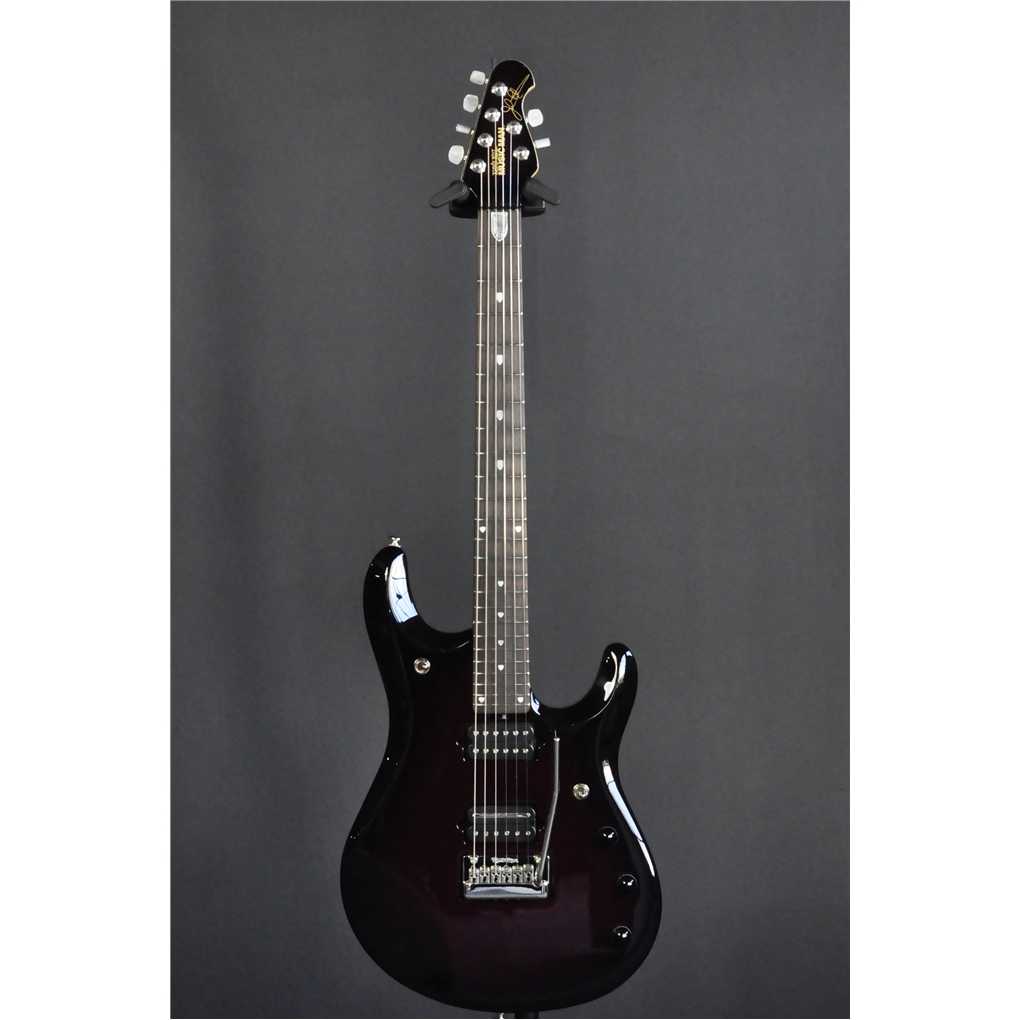 MUSIC MAN John Petrucci - piezo - pearl redburst - paletta in tinta - intarsi a