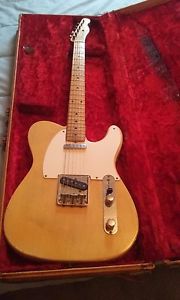 1957 Fender Electric Guitar/Blonde Solid Wood