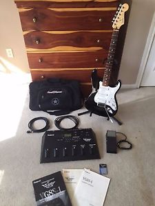 Fender Roland Ready MIM Stratocaster package complete with Roland VG-8EX