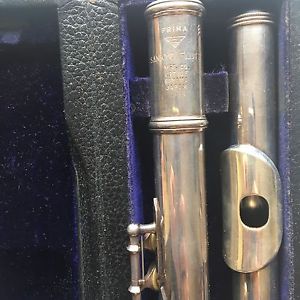 Flute Traversiere Sankyo Japan Artist Sayama 14883 Plateaux Pleins Tres Bon Etat