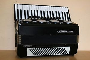 Weltmeister Stella 120 Bass LMMH Accordion Akkordeon Fisarmonica Black