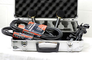 Audix SCX25PS large diaphragm condenser studio microphone, matched piano set.