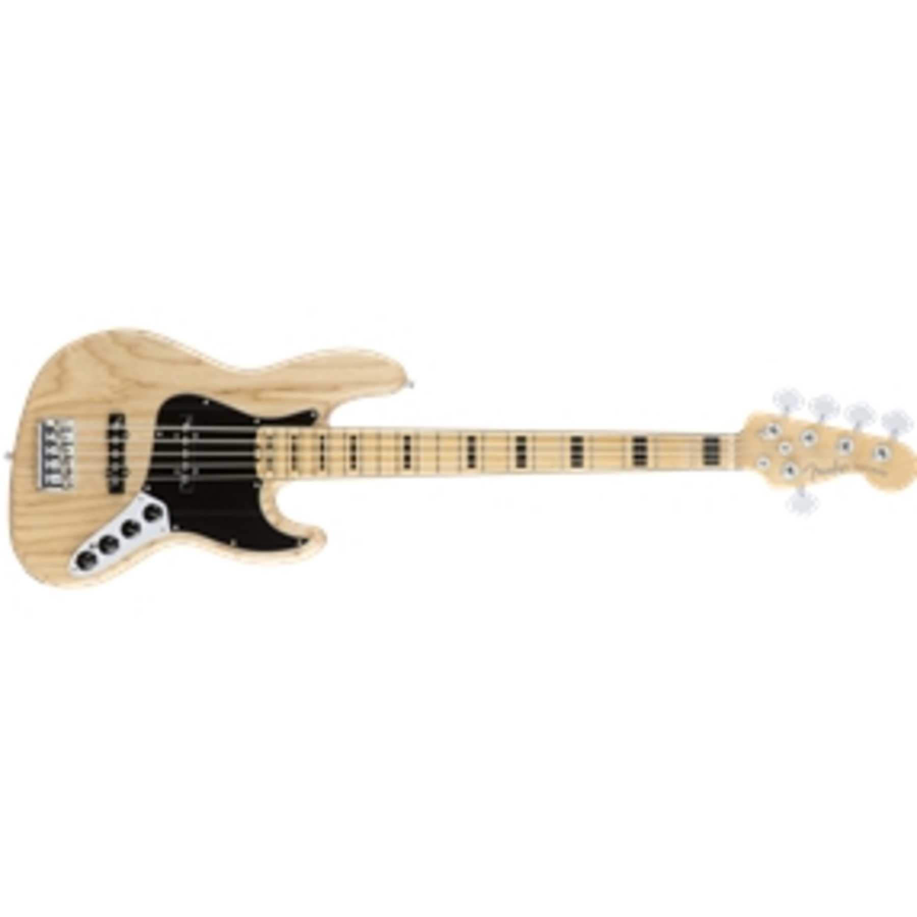 FENDER Am. Elite Jazz Bass V Ash Mn Natural