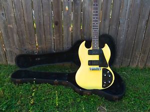 1972 Gibson SG Pro Vintage Electric Guitar Rare TV Yellow One Off