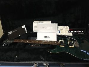 1999 PRS Paul Reed Smith Custom 24/10 top/Birds/rare TEAL BLACK Closet Queen