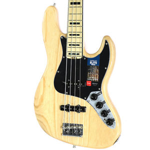 Brand New Fender American Elite Natural J Jazz Electric Bass