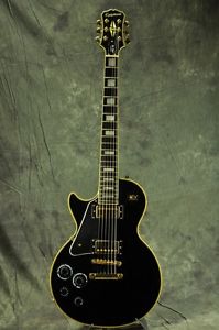EPIPHONE / LesPaul Custom LH EB w/hard case Free shipping From JAPAN #U1066