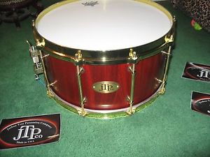 STAVE SNARE DRUM CUSTOM BLOODWOOD SNARE DRUM 6 X 14 JOSHUA TREE PERCUSSION MINT!