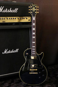 '90s made Fernandes Burny LP Custom Black VH-1 PU Made in Japan