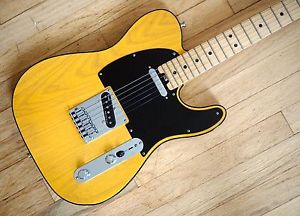2015 Fender American Elite Telecaster Electric Guitar Near Mint Butterscotch ohc