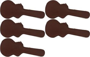 Gator Deluxe Wood Case - Semi-hollowbody Electric Guita... (5-pack) Value Bundle