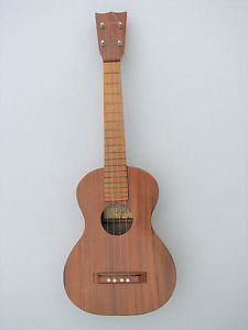 Kamaka Tenor Ukulele Vintage Gold Label 50-60's Made in Hawaii Hawaiian Koa wood