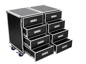 Universal-Roadie-Case Double Drawer DD-2