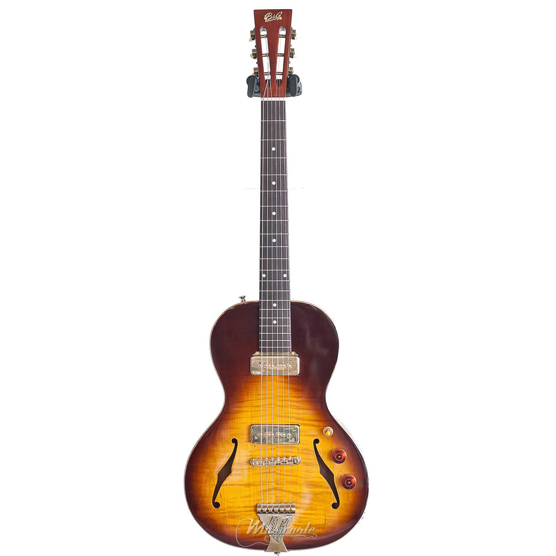 B&G Guitars Little Sister Crossroads Tobacco Burst