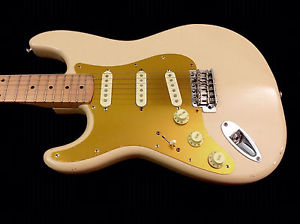 LEFTY! Custom Stratocaster Guitar Vintage Aged Honey Blonde Ash Strat Left RELIC