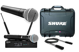 SHURE Pack QLXD24E/B58A / SM58 / Valigetta / Cavo Audio XLR/XLR Bundle