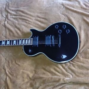 Used! Epiphone TRIVIUM Matt Heafy MKH Les Paul Custom 6-strings Guitar Black EMG