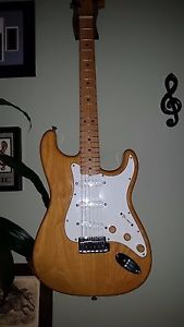 Fender Stratocaster 1980's Crafted In Japan Natural Maple Neck
