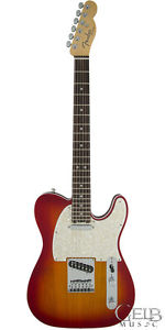Fender American Elite Telecaster Electric Guitar Cherry Burst W/case 0114210731