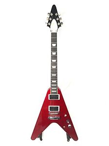 2008 Gibson Robot Flying V - Candy Red Electric Guitar with Hardshell Case