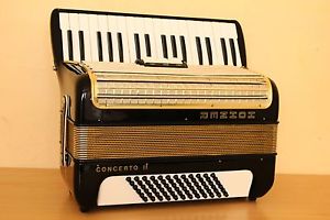 Accordion Hohner Concerto II 72 bass Akkordeon Fisarmonica + Case Free Shipping!
