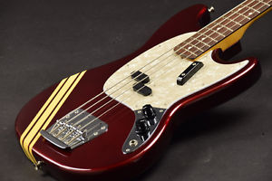 Fender Japan MB98SD/CO Old Candy Apple Red Mustang Bass Made in Japan E-bass