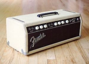 1962 Fender Bassman 6G6-B Blonde Brownface Vintage Pre-CBS Piggyback Tube Amp
