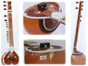 SITAR NECKLACE DESIGNE WITH FIBERGLASS CASE SITAR GSM010 CA