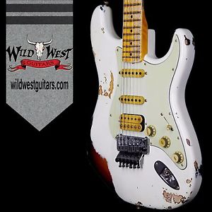 Fender Custom Shop White Lightning Floyd Rose Stratocaster OWT over 3TS 21 Frets