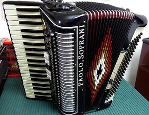 Fisarmonica PAOLO SOPRANI ORIGINALE 120 bassi ridotta ACCORDION