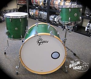 USED Gretsch Brooklyn Satin Emerald Green (24x18, 13x9, 16x16)