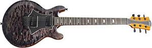 LAG Roxane R3000 SD1 Black See Thru Guitar