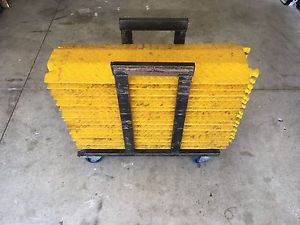 Yellowjacket Do-Lite 357 Drop Over Cable Ramps (15) and Cart