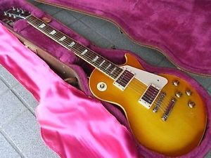 Gibson Les Paul Standard Plain Top Gold E-Guitar Free Shipping Made in USA