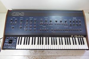 OBERHEIM OB-8 WITH FACTORY MIDI ANALOG SYNTHESIZER EXCELLENT WORKING CONDITION !