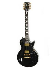 History SH-LCV 2014 Black Les Paul Type Circle Fretting E-Guitar Free Shipping
