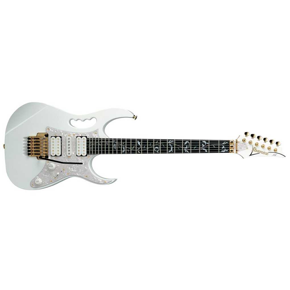 IBANEZ JEM7V-WH STEVE VAI WHITE GOLD HARDWARE c/astuccio