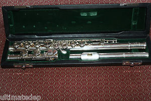 ALTUS A1007 CONCERT FLUTE OPEN HOLE C FOOT SOLID HEAD JOINT & BODY OHSC