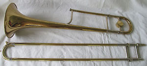 Vintage H N White King Cleveland 1937 Liberty Model Trombone Wood Case # 201XXX